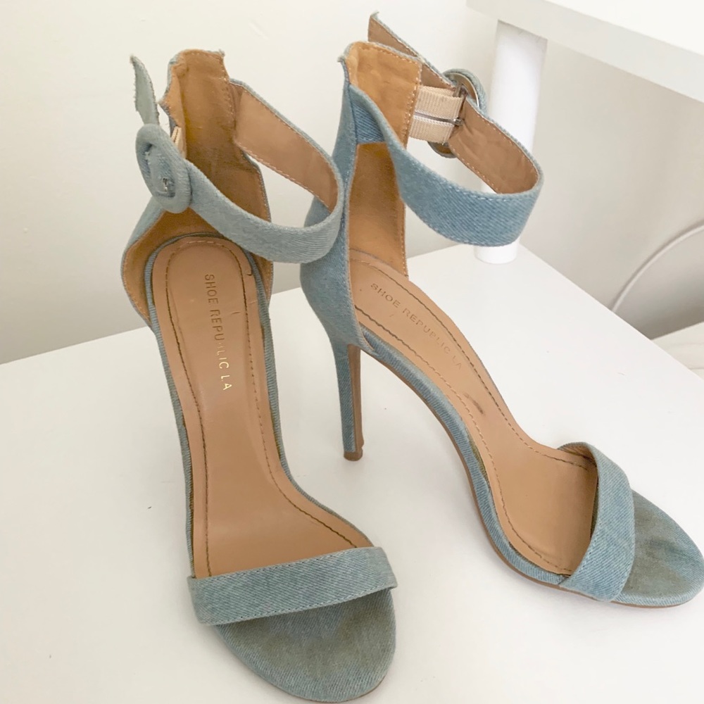 Denim Heels